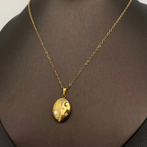 Star & Moon Locket