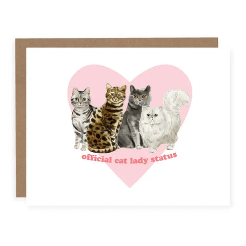 Cat Lady Status Card