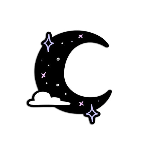 Black Moon Sticker