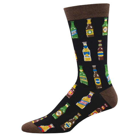 99 Bottles Black Socks