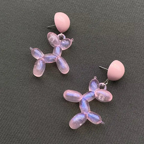 Balloon Dog Earrings