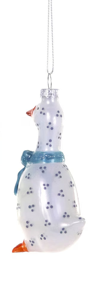 Country Goose Ornament