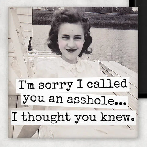 I'm Sorry I Called You An Asshole... Magnet