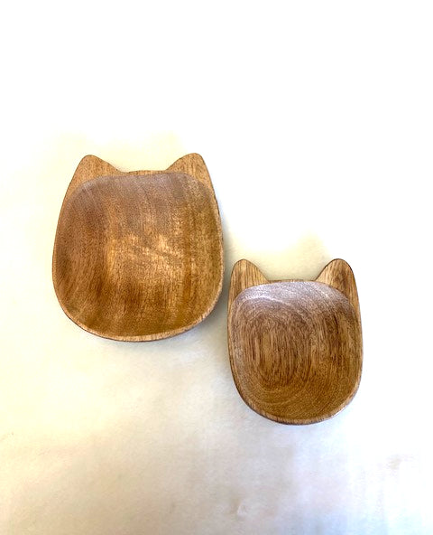 Wooden Cat Tray