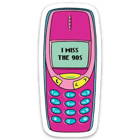 I Miss The 90's Sticker