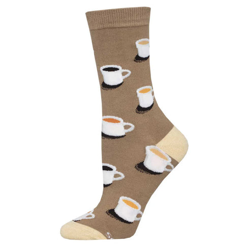 Cup Of Joe Brown Socks