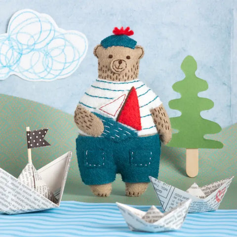 Marcel The Sailor Bear Felt Craft Kit