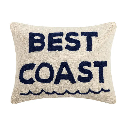 Best Coast Hooked Pillow