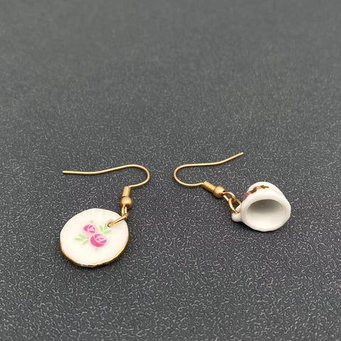 Teacup & Plate Earrings