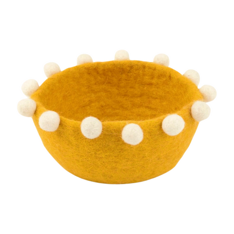 Yellow Trinket Basket