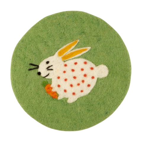 Felt Bunny Trivet