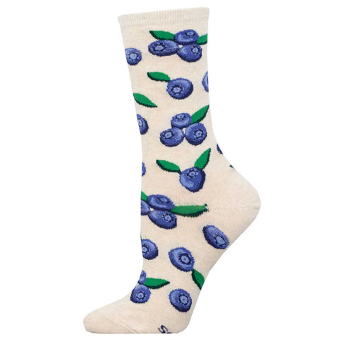 Blueberry Socks - Ivory
