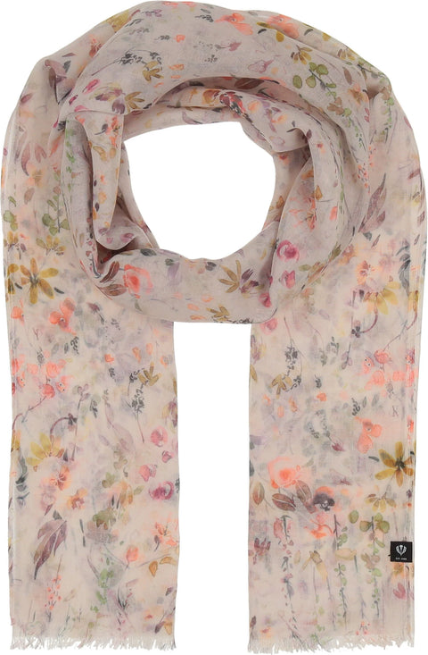 Dainty Flowers Scarf - Peach