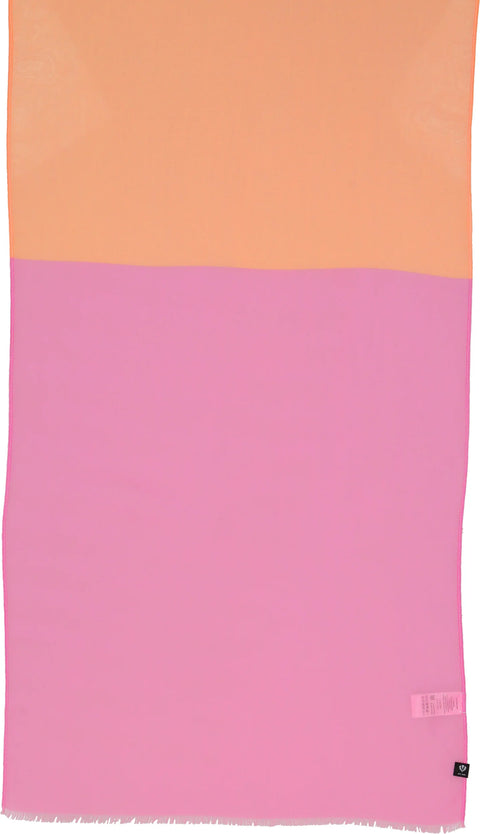 Graphic Striped Scarf - Pink