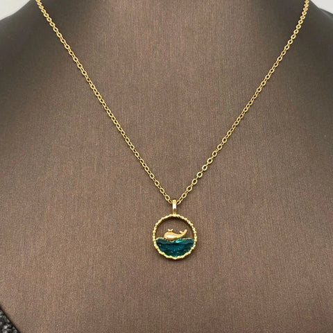 Whale at Sea Necklace