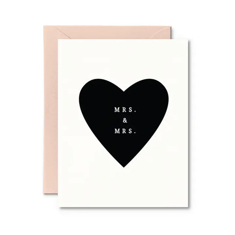 Mrs & Mrs Queer Wedding Card