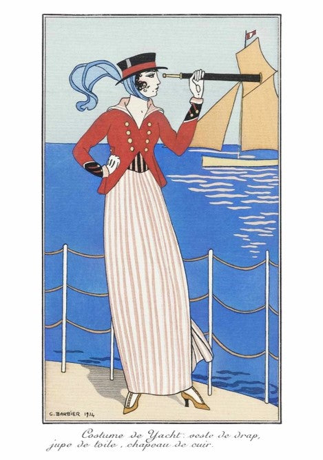 Costume De Yacht Print