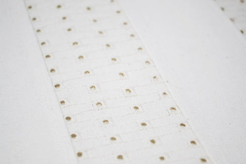 White Schiffli Table Cloth