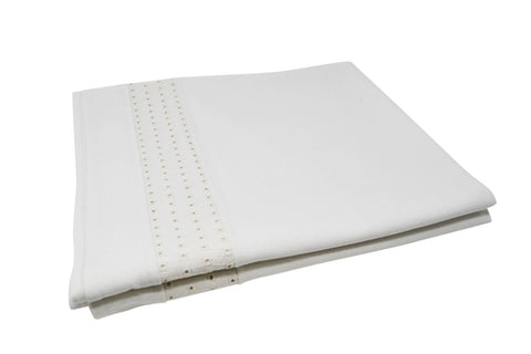White Schiffli Table Cloth