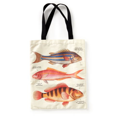 Judgy Fish Tote Bag