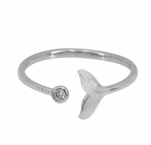 Open Whale Tail Ring