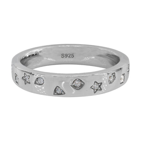 Sparkly Star Band Ring