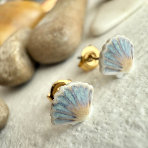 Sea Shell Stud Earrings