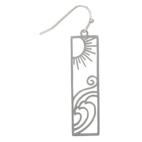 Cut Out Wave Earrings