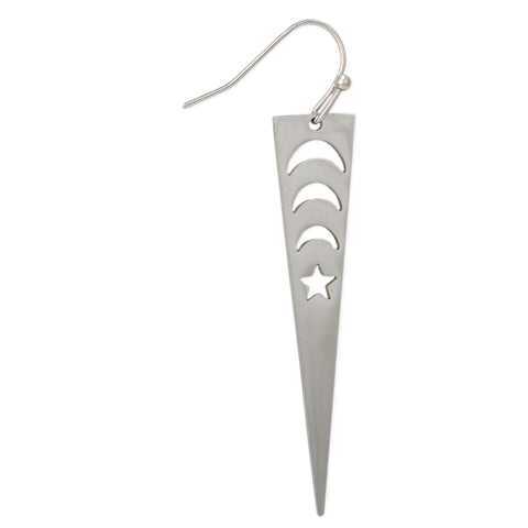 Lunar Triangle Earrings