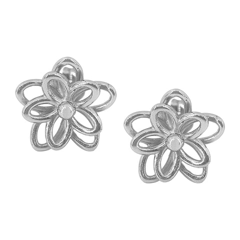 3D Flower Studs