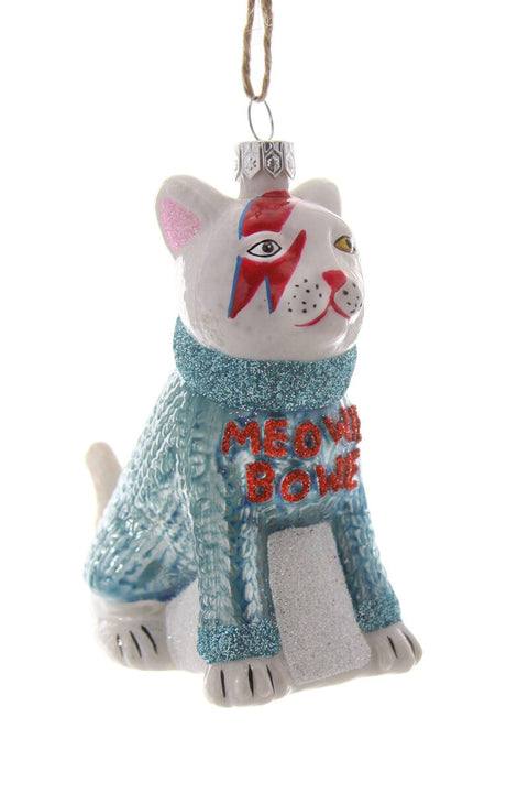 Meowie Bowie Ornament
