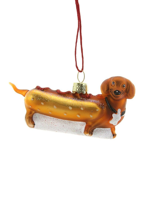 Wiener  Hot Dog Ornament