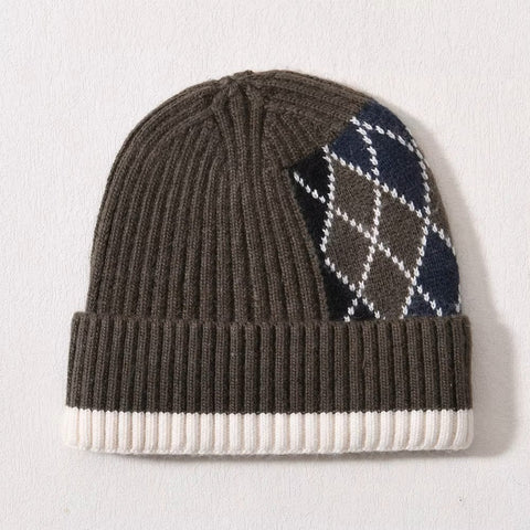 Olive Argyle Beanie