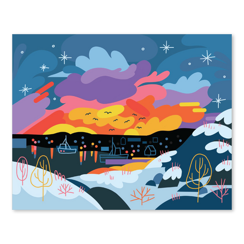 Harbour Lights Print