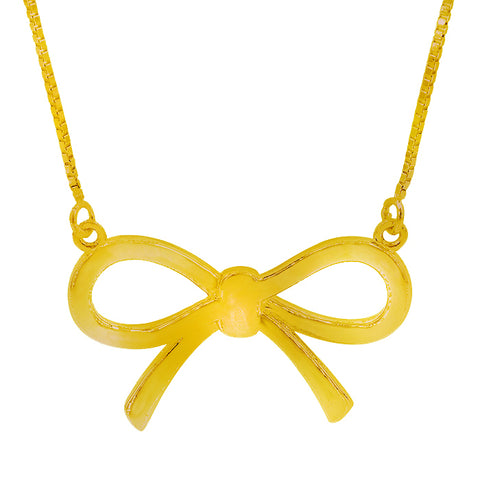 Bow Necklace
