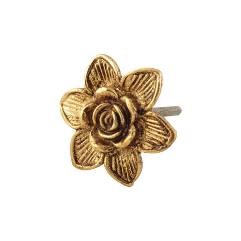 Brass Rose Knob