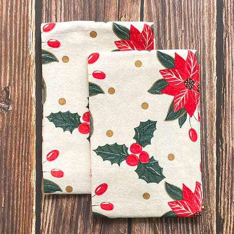 Poinsettia Tea Towels