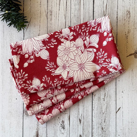 Poinsettia Napkins