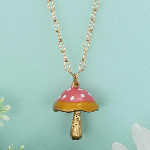 Mushroom Necklace