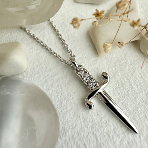 Dagger Charm Necklace