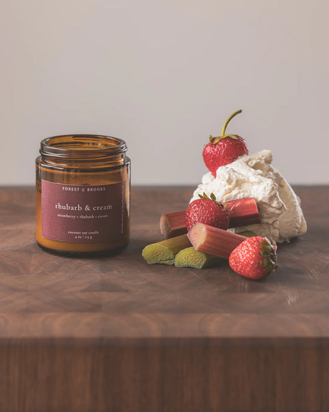Rhubarb & Cream Candle