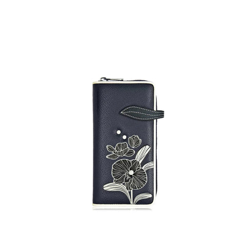 Orchid Clutch Wallet