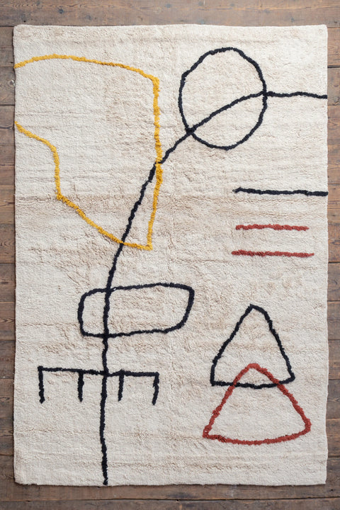 Alezan Abstract Rug