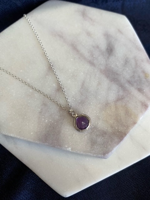 Sundrop Amethyst Necklace