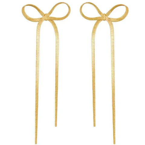 Articulated Bow Earrings
