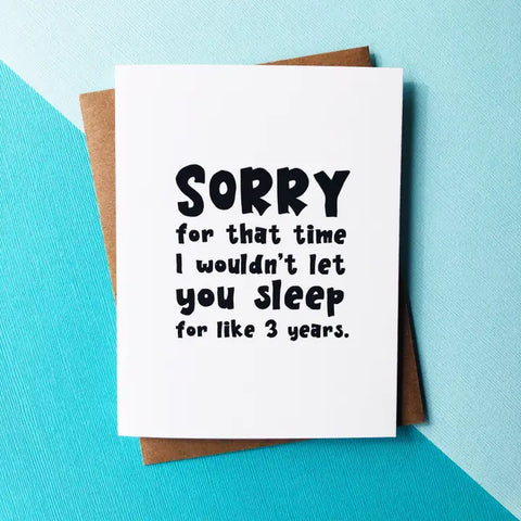 Sleepless Years Card