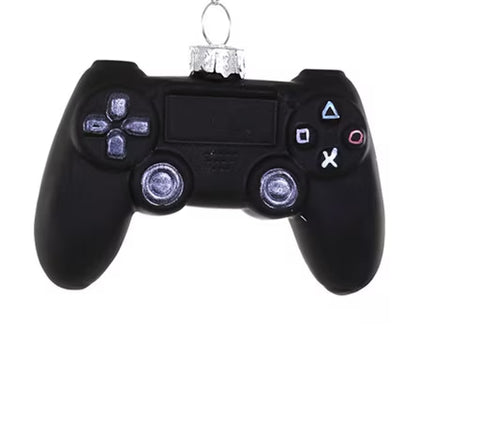 Black Game Controller Ornament