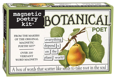 Botanical Poet - Magnetic Poetry