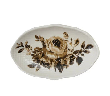 Plate Shaped Floral Magnets