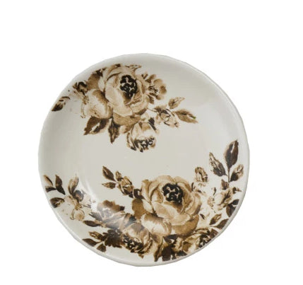 Plate Shaped Floral Magnets